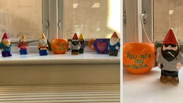 Essex Residents paint their very own care home gnomes